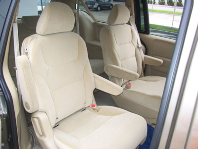 2012 Honda odyssey leather seat covers #5