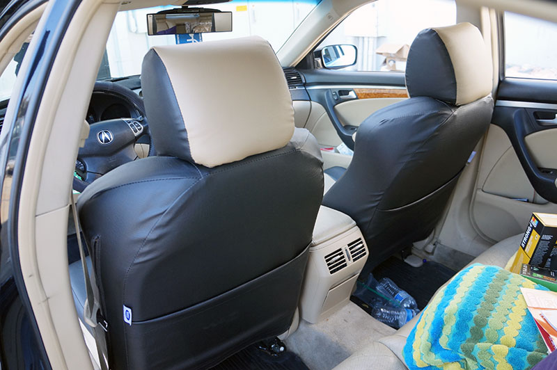 ACURA TL (NOT TYPES) 20042008 IGGEE S.LEATHER CUSTOM FIT SEAT COVER 13 COLORS eBay