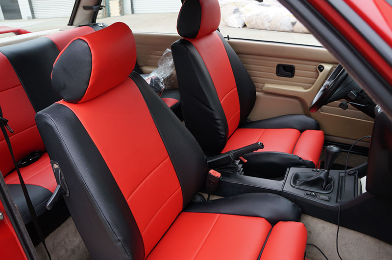 BMW E30 M3 318 19841991 IGGEE S.LEATHER CUSTOM SEAT COVER 13 COLORS