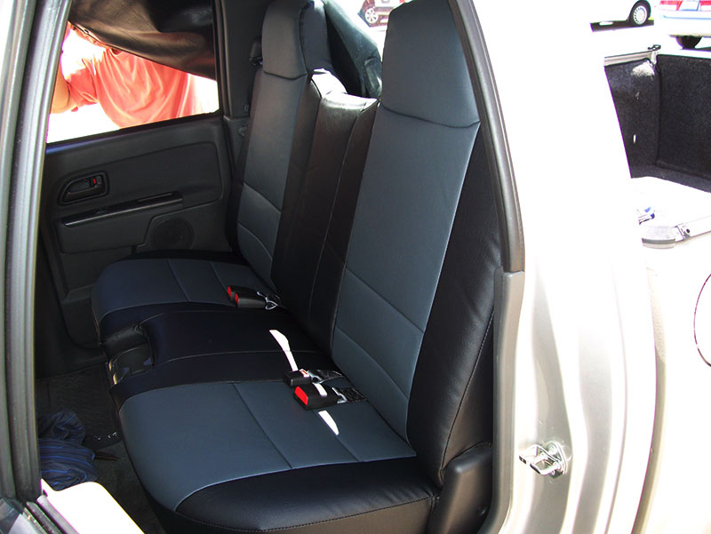 CHEVY COLORADO 2004-2012 IGGEE S.LEATHER CUSTOM SEAT COVER 13 COLORS