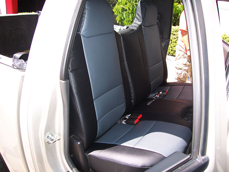 CHEVY COLORADO 2004-2012 IGGEE S.LEATHER CUSTOM SEAT COVER 13 COLORS