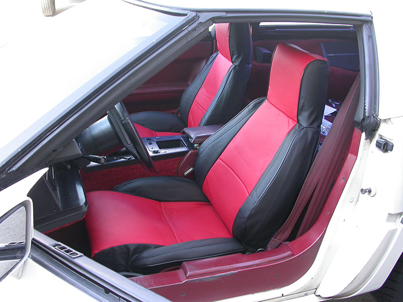 CHEVY CORVETTE C4 19841993 IGGEE S.LEATHER CUSTOM FIT SEAT COVER 13COLORS eBay
