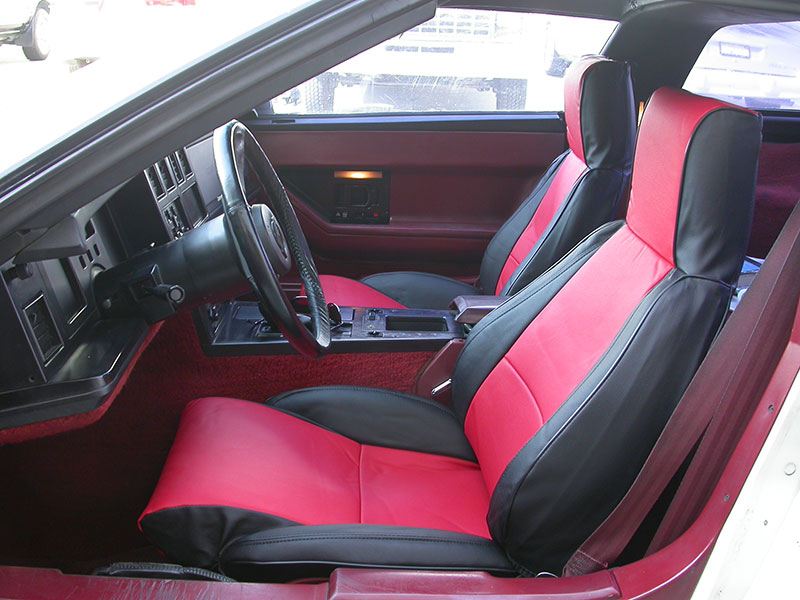 CHEVY CORVETTE C4 19841993 IGGEE S.LEATHER CUSTOM FIT SEAT COVER
