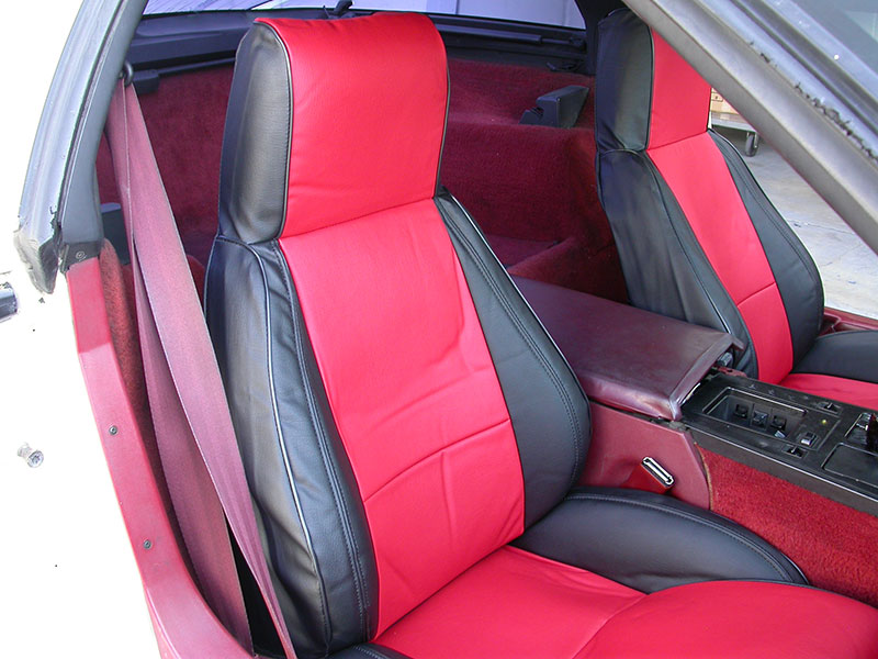 CHEVY CORVETTE C4 19841993 IGGEE S.LEATHER CUSTOM FIT SEAT COVER