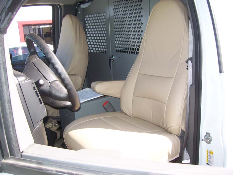 CHEVY EXPRESS VAN 20002016 IGGEE S.LEATHER CUSTOM SEAT COVER 13COLORS