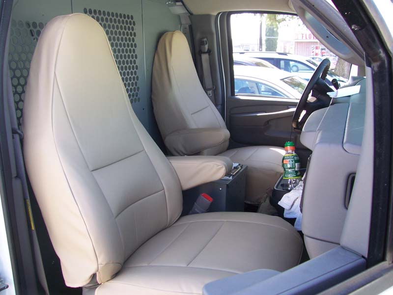 Chevy Express Van 2000 2011 s Leather Custom Seat Cover