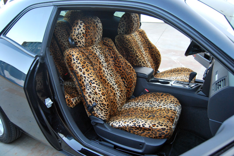 Red Leather Seat Covers Dodge Challenger