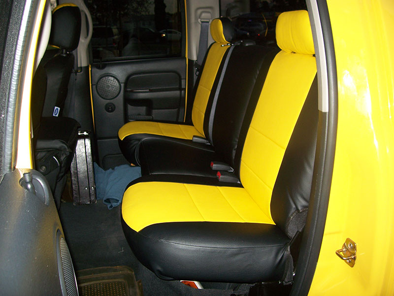 DODGE RAM 1500 2500 3500 20032016 IGGEE S.LEATHER CUSTOM SEAT COVER 13