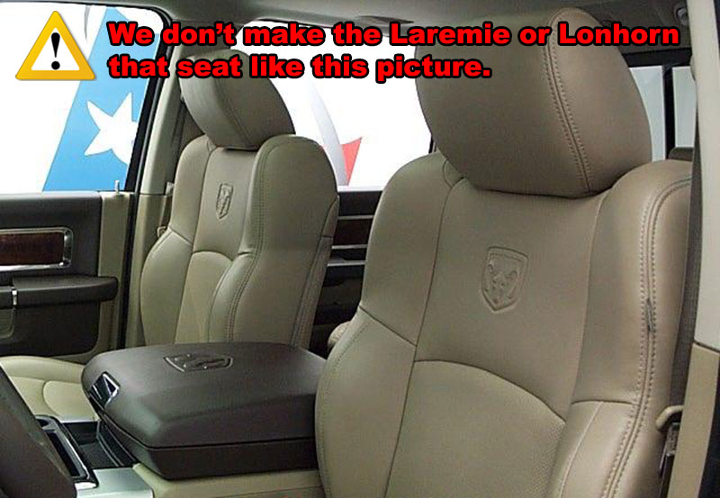 DODGE RAM 1500 2500 3500 20032016 IGGEE S.LEATHER CUSTOM SEAT COVER 13