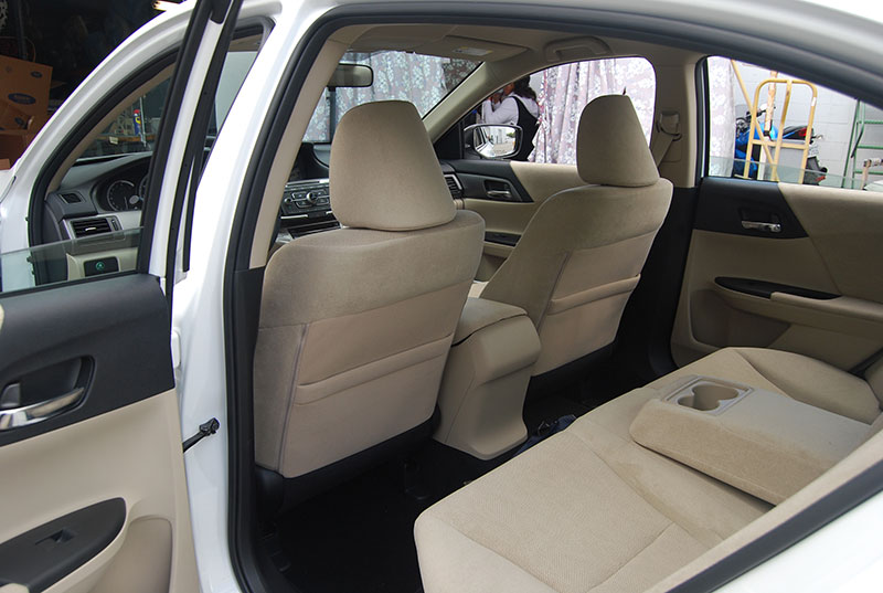 Black leather seat covers honda accord