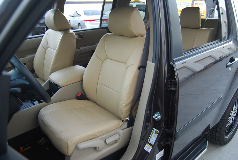 HONDA PILOT 2013-2014 LEATHER-LIKE CUSTOM SEAT COVER | eBay