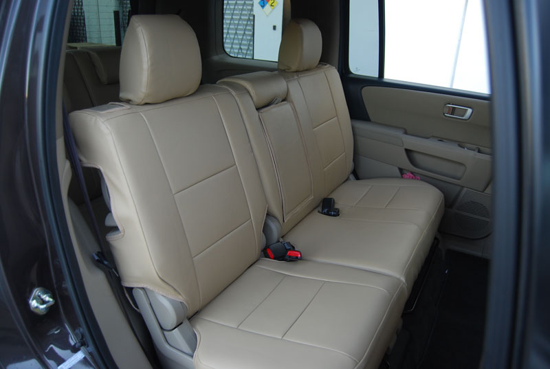 Leather seat cover honda pilot #5