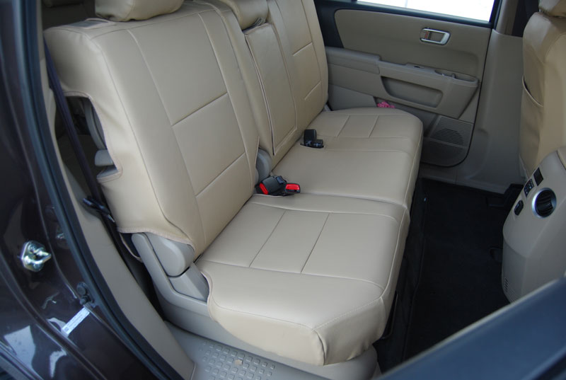 Leather seat cover honda pilot #2