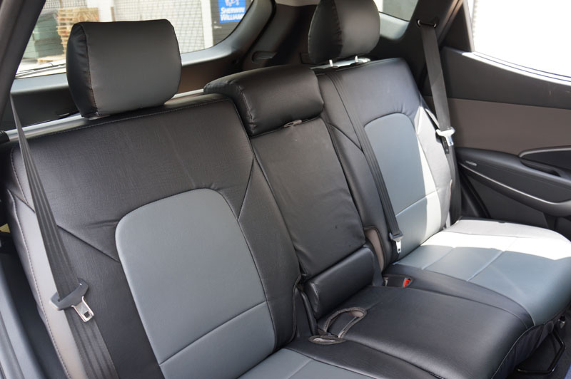 IGGEE VINYL CUSTOM FIT SEAT COVER FOR 20152016 HYUNDAI SANTA FE