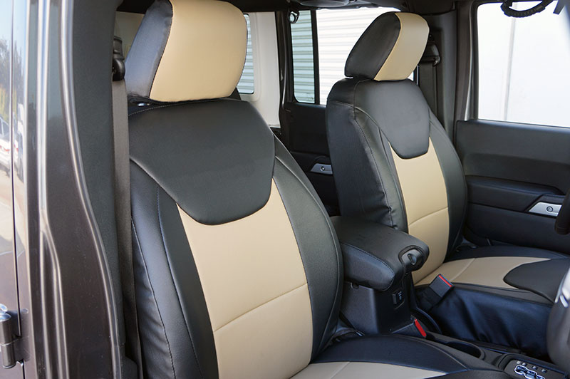 JEEP WRANGLER 20132016 IGGEE S.LEATHER CUSTOM SEAT COVER 13COLORS