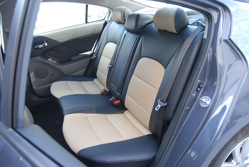 KIA FORTE 20132014 LEATHERLIKE CUSTOM FIT SEAT COVER eBay
