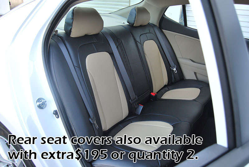 KIA OPTIMA 2013-2014 LEATHER-LIKE CUSTOM FIT SEAT COVER | eBay Seat Covers For A 2013 Kia Optima