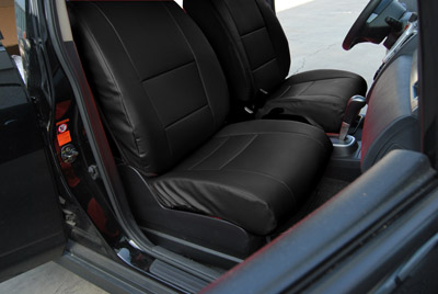 Leather seat covers honda fit #5
