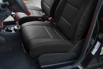 Leather seat covers honda fit #2