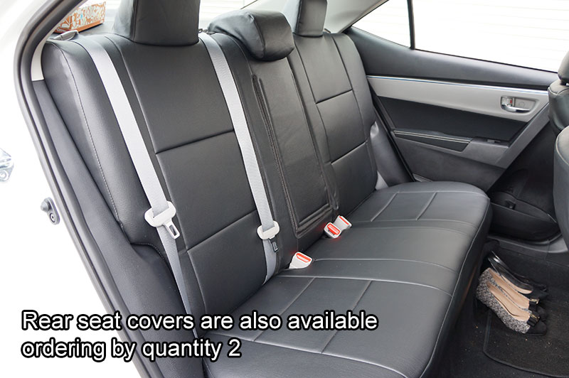 TOYOTA COROLLA 20142016 IGGEE S.LEATHER CUSTOM SEAT COVER 13 COLORS