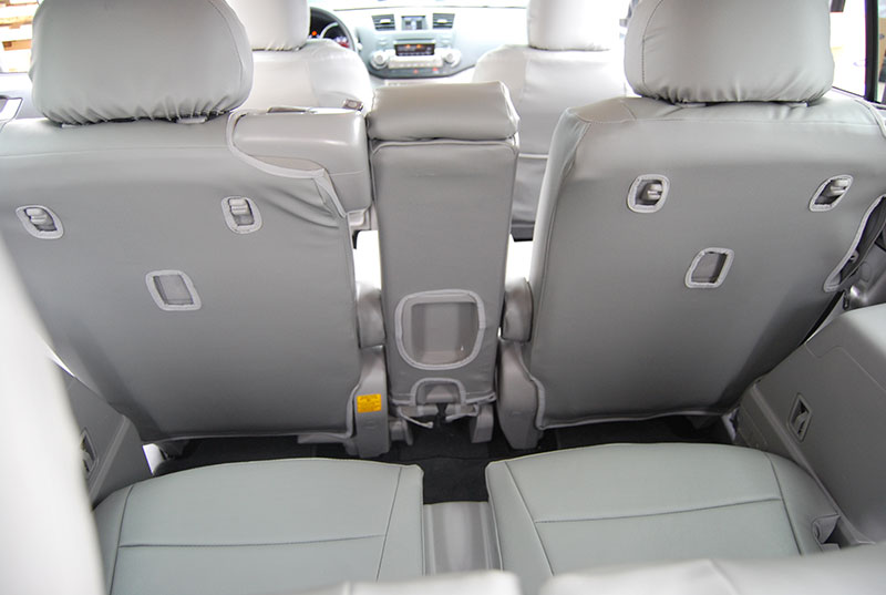 TOYOTA HIGHLANDER 2011 2013 LEATHER LIKE SEAT COVER EBay