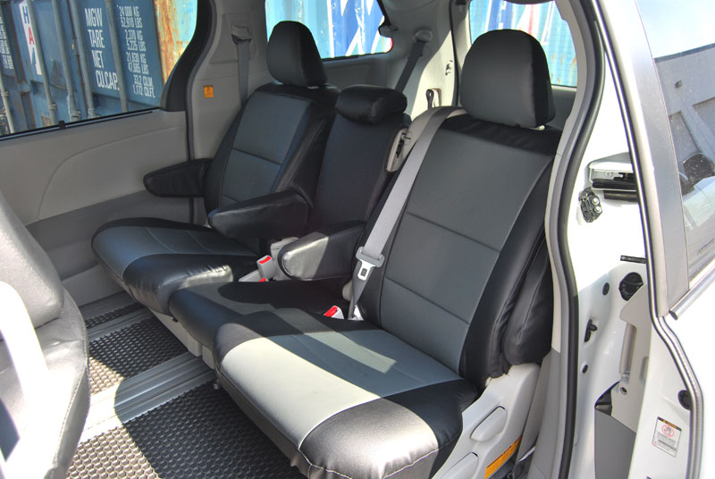 Toyota sienna 20112012 iggee s.leather custom seat cover.