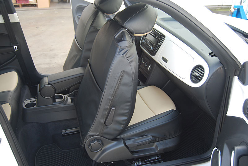 VOLKSWAGEN BEETLE 20122014 IGGEE S.LEATHER CUSTOM FIT SEAT COVER 13 COLORS eBay