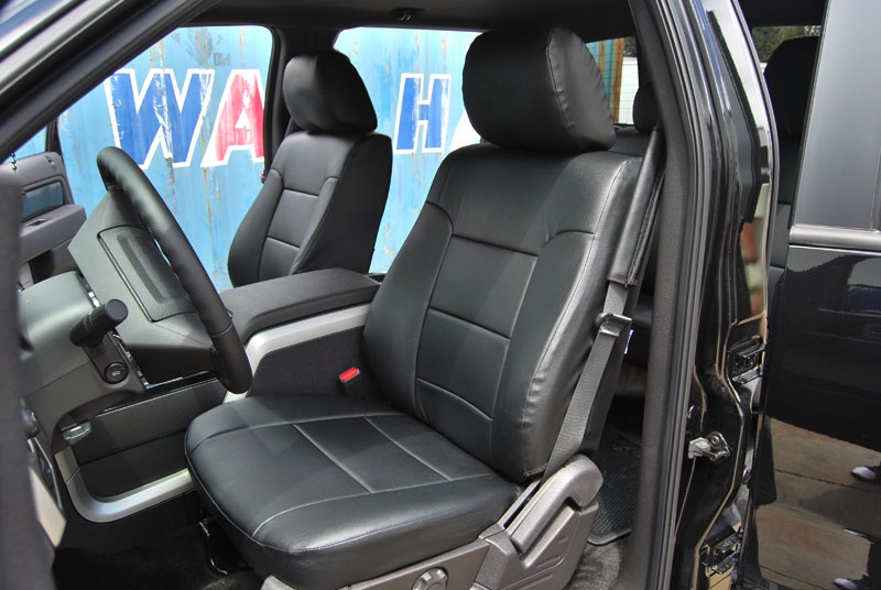 Custom leather seat covers ford f150 #8