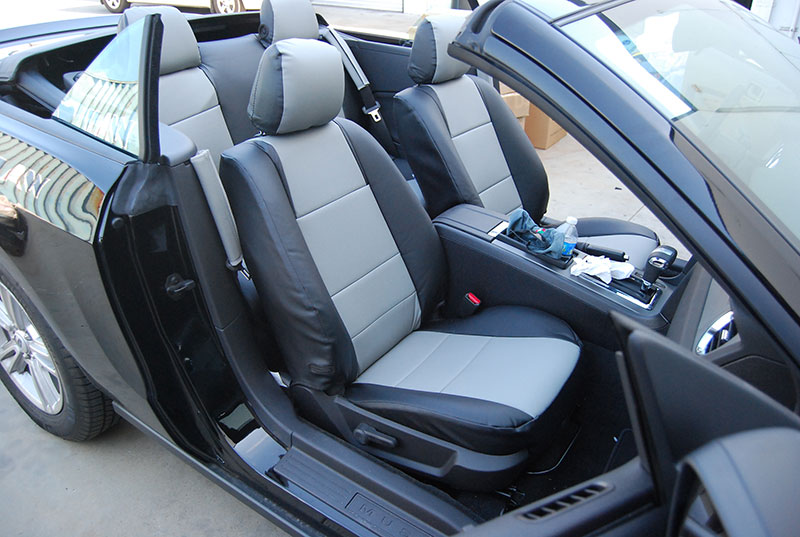 2012 Ford mustang leather seat covers #4