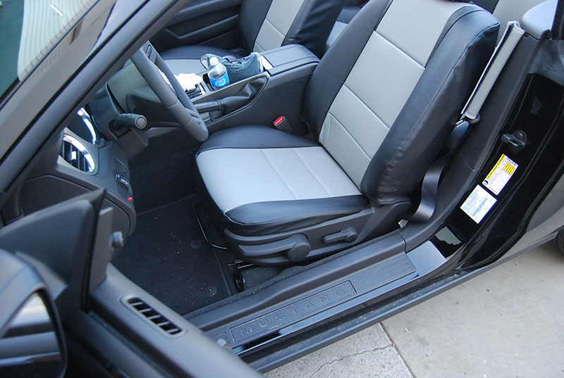 Ford leather seat covers mustang #7